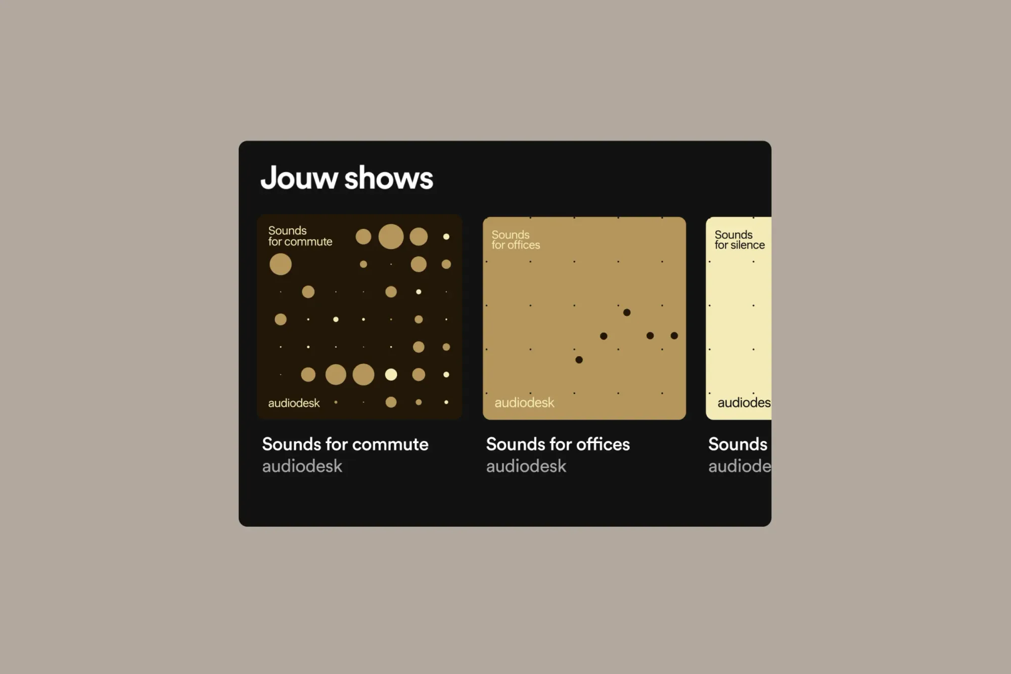 AudioDesk Spotify