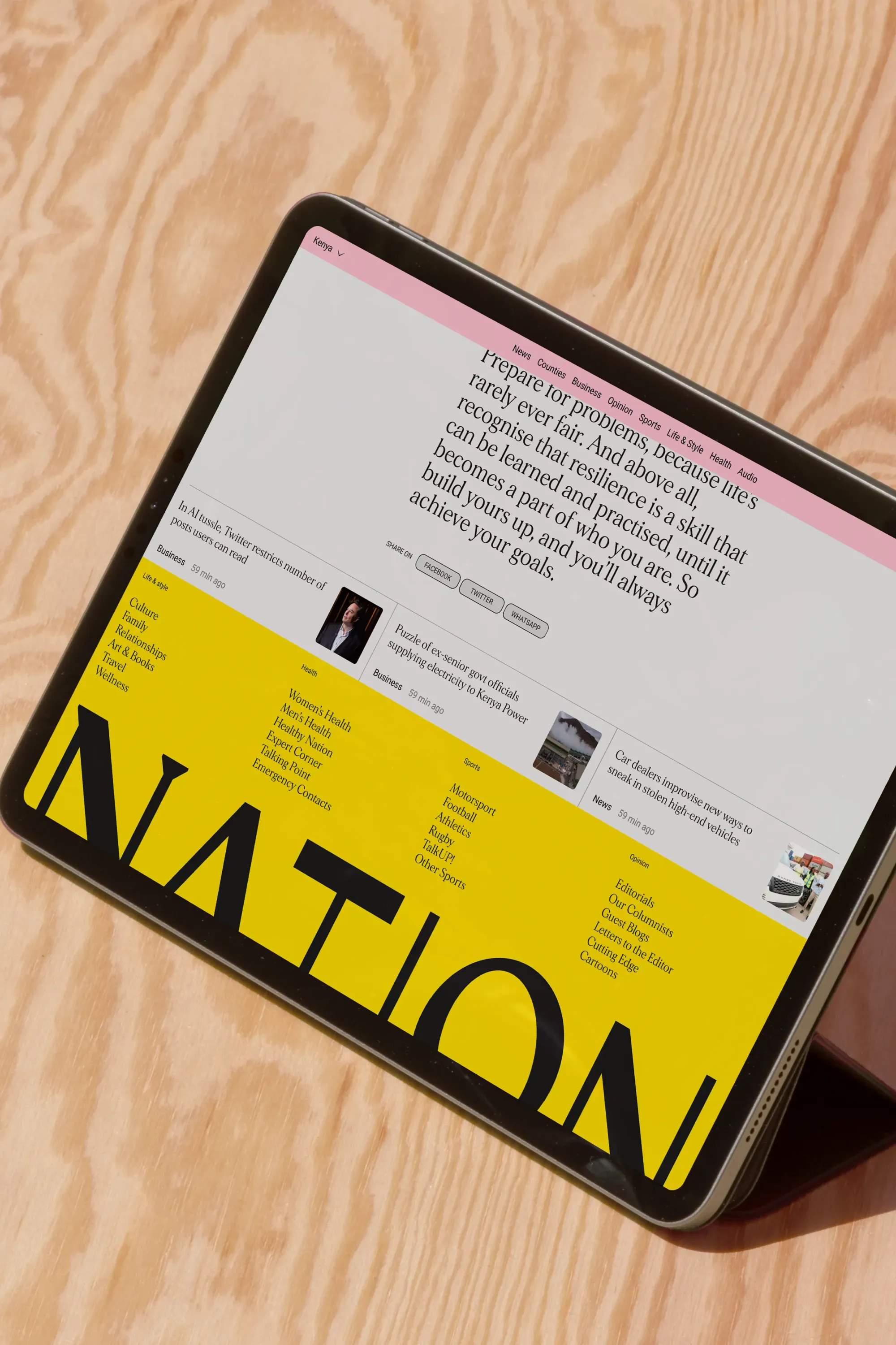 Nation Mobile first on iPad